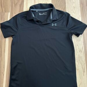 Under Armour Boy’s Polo Shirt in Black